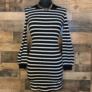 B&W Striped Long Sleeve - French Connection - Sz 2